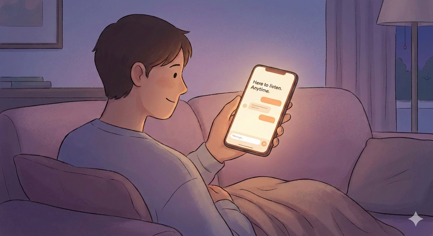 AI journaling tool interface